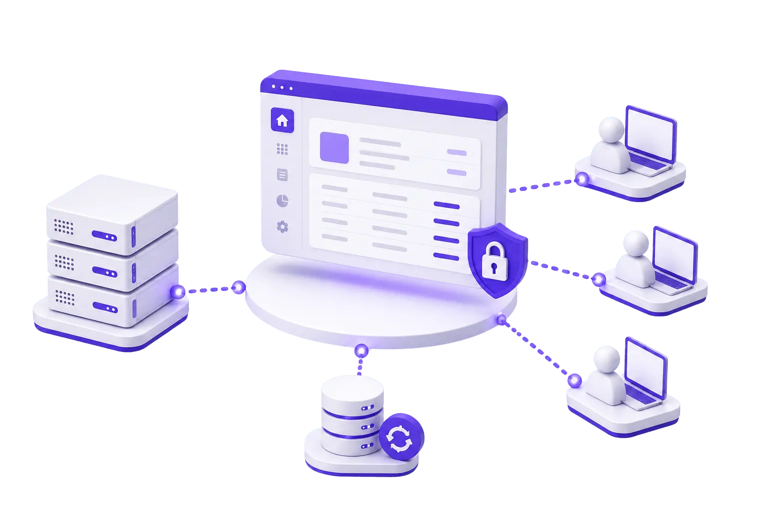 Hosted QuickBooks in secure private cloud environment