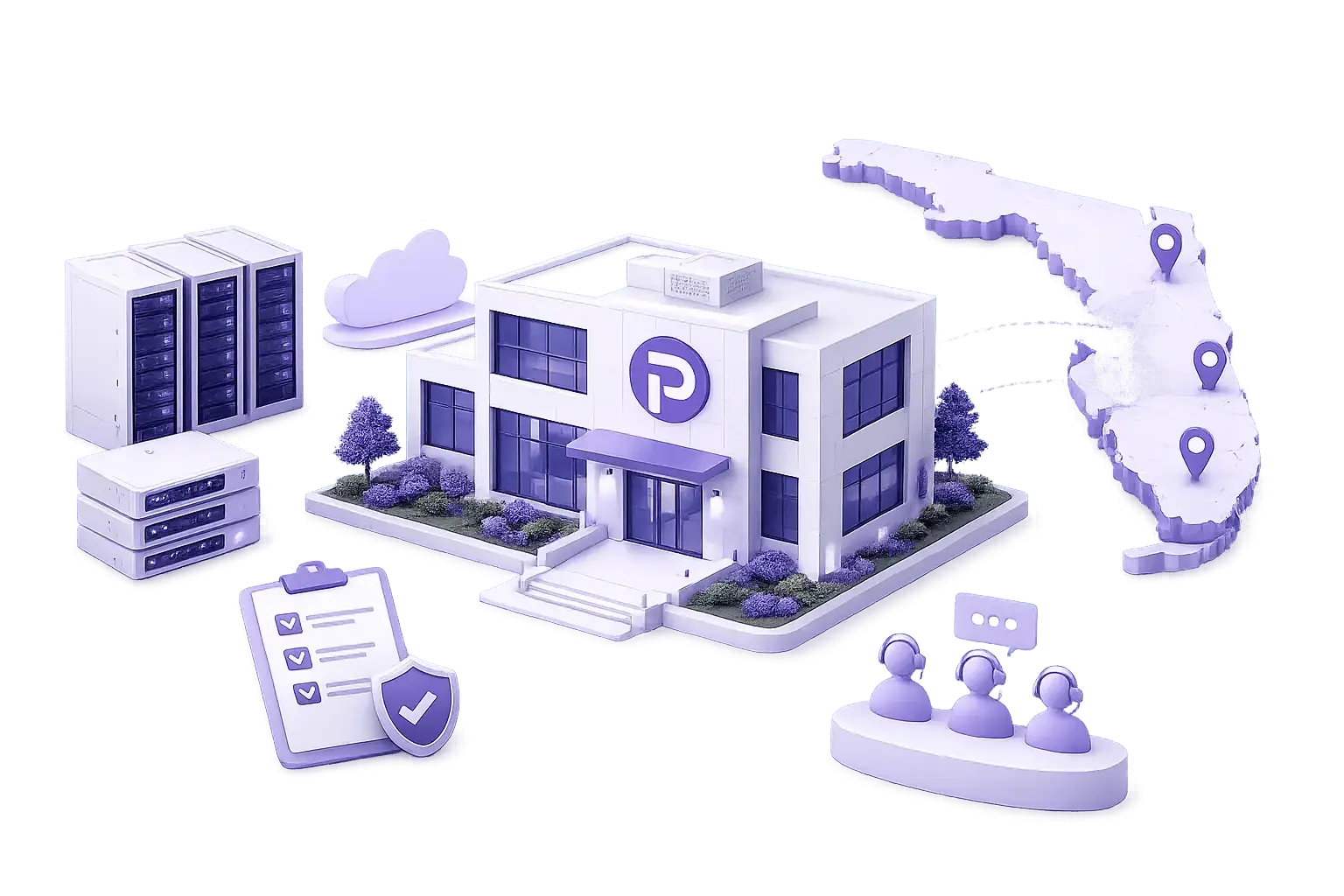 ProSource team, data center, and Florida presence